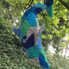 dolfijn pinata met 10, handgemaakt door Biba Pinata