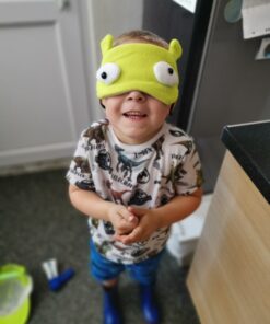 Monster oogmasker voor bij een pinata
