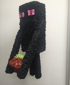 Minecraft Enderman piñata, handgemaakt door Biba pinata