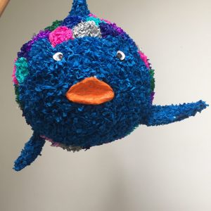 Mooiste vis van de zee piñata, handgemaakt door Biba Pinata