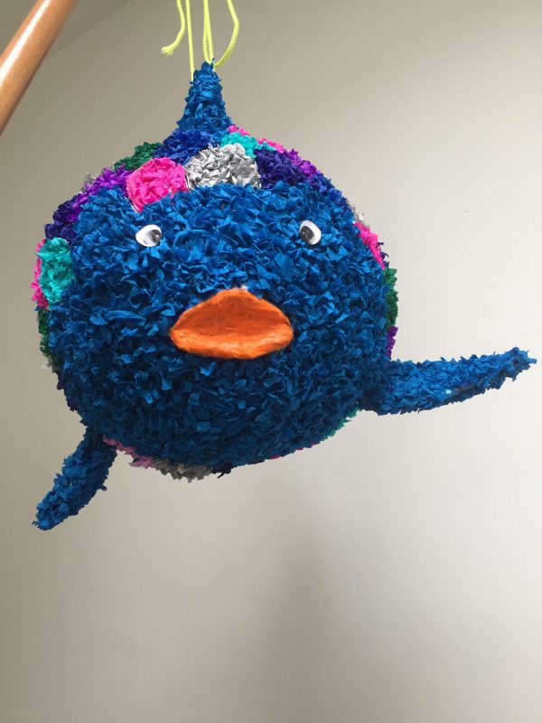 Mooiste vis van de zee piñata, handgemaakt door Biba Pinata