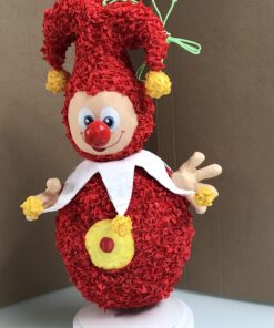 Efteling Jokie pinata, handgemaakt door Biba Pinata
