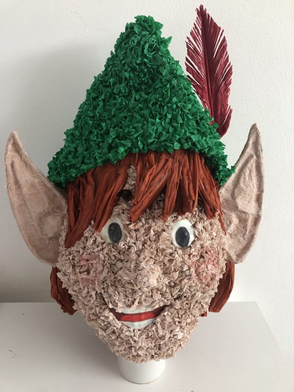 Peter Pan piñata, handgemaakt door Biba Pinata