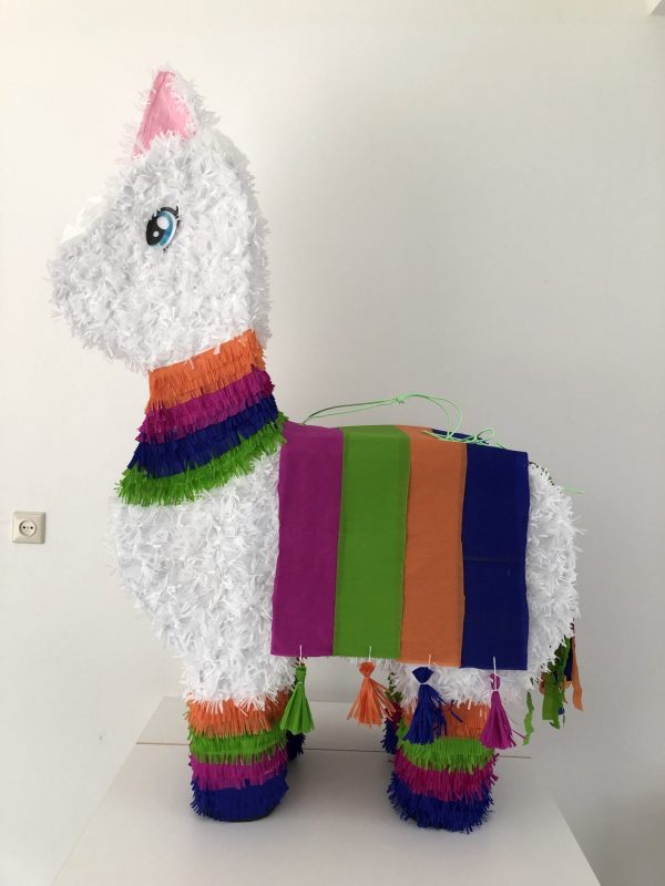 Lama XL piñata, handgemaakt door Biba Pinata