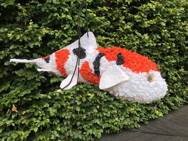 koi karper pinata, handgemaakt dor Biba Pinata