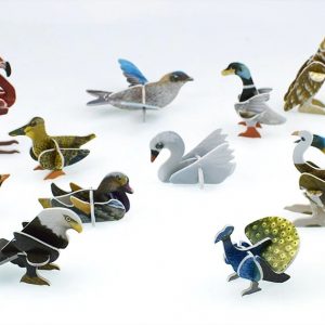 3D puzzel vogel, vulling voor in een pinata