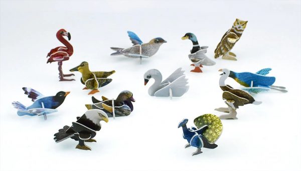 3D puzzel vogel, vulling voor in een pinata