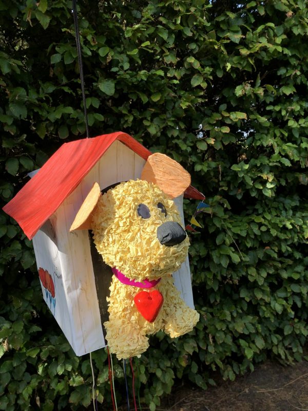 woezel en pip pinata, handgemaakt door Biba Pinata