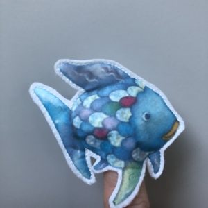 vingerpoppetje mooiste vis van de zee