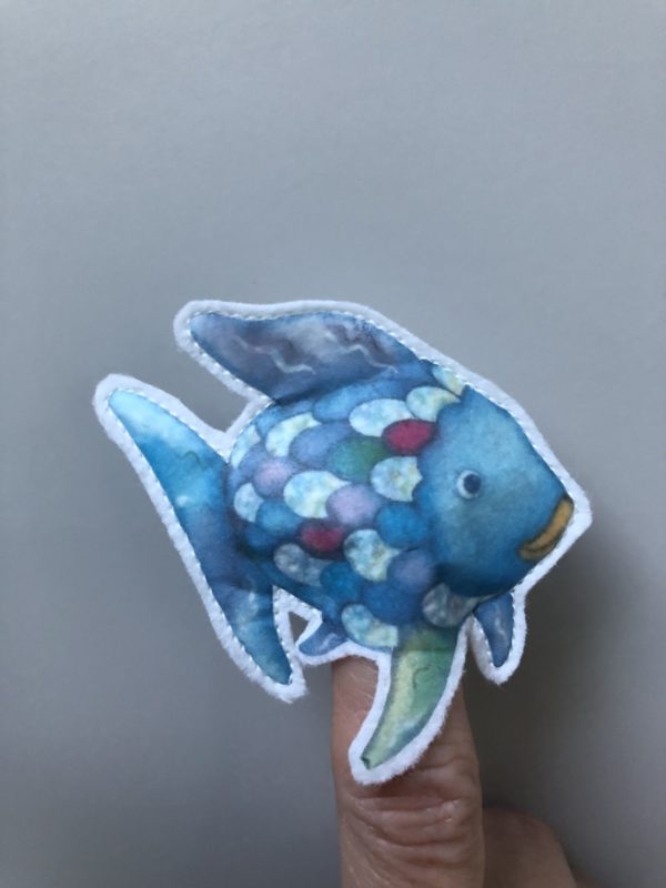 vingerpoppetje mooiste vis van de zee