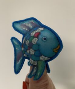regenboogvis mooiste vis van de zee vingerpoppetje