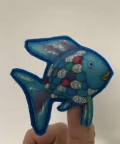 regenboogvis mooiste vis van de zee vingerpoppetje