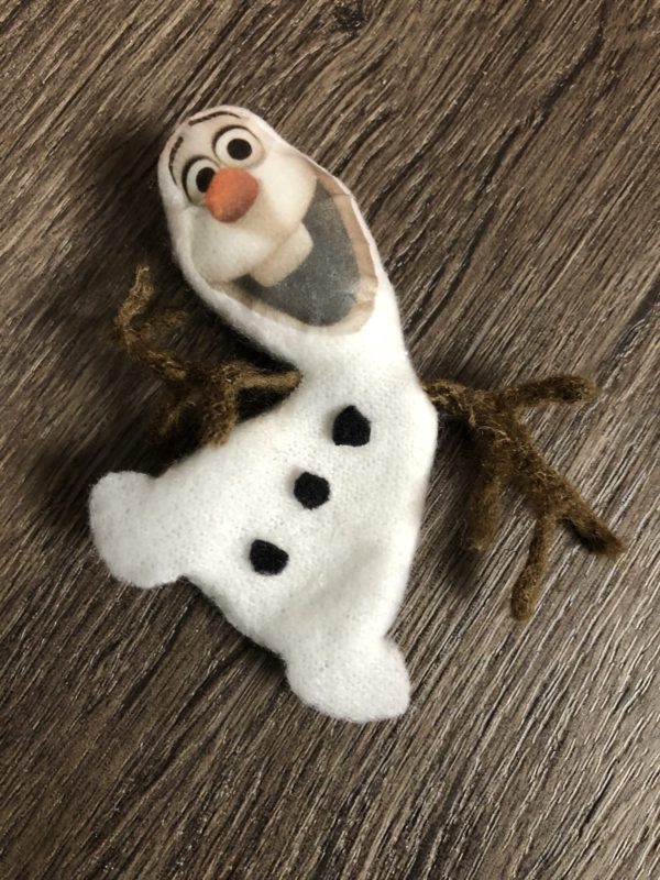 Olaf Frozen vingerpoppetje, vulling voor in een pinata