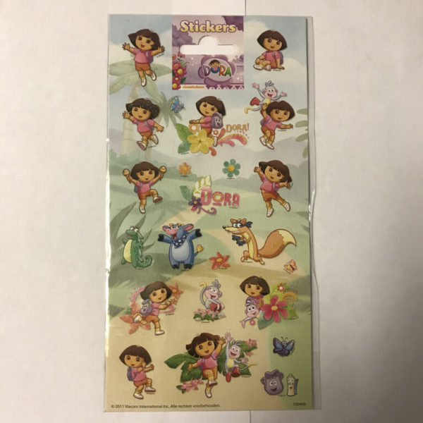 Dora stickers, vulling voor in een pinata