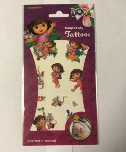 Dora tattoo stickers, vulling voor in een pinata