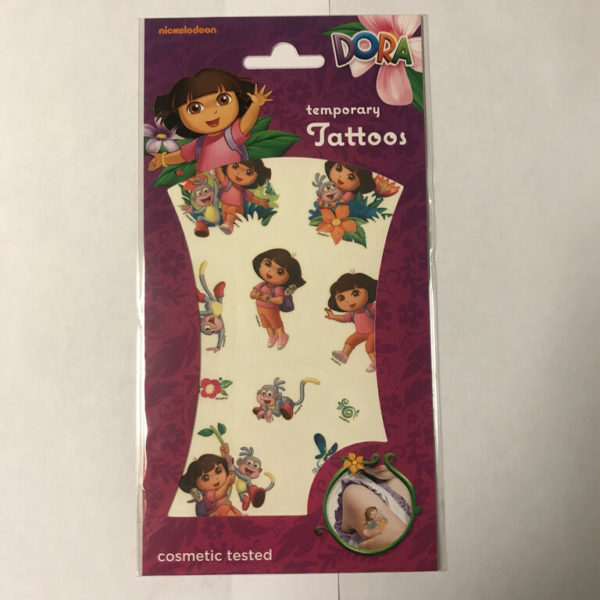 Dora tattoo stickers, vulling voor in een pinata