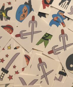 ninja tattoo stickers