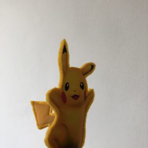 pokemon pikachu vingerpoppetje, vulling voor in een Biba pinata