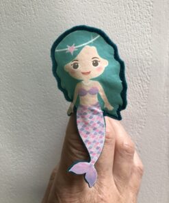 zeemeermin vingerpoppetje, vulling voor in een pinata