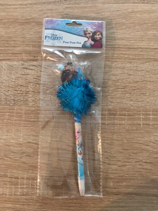 frozen pompom pen, vulling voor in een pinata