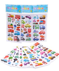 voertuigen stickertjes, vulling voor in een pinata