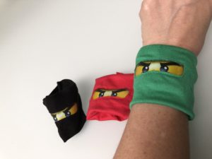 Lego Ninjago polsbandje, vulling voor in een pinata