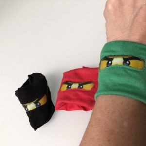 Lego Ninjago polsbandje, vulling voor in een pinata