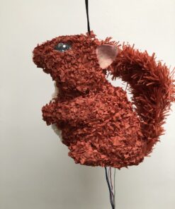 eekhoorn pinata, handgemaakt door Biba Pinata