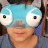 blauw monster oogmasker