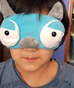 blauw monster oogmasker