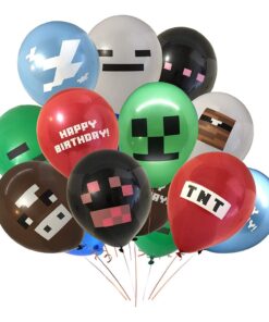 minecraft ballon, vulling voor in een pinata