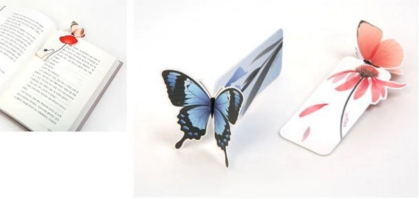 vlinder boekenlegger, vulcadeautje voor in een pinata