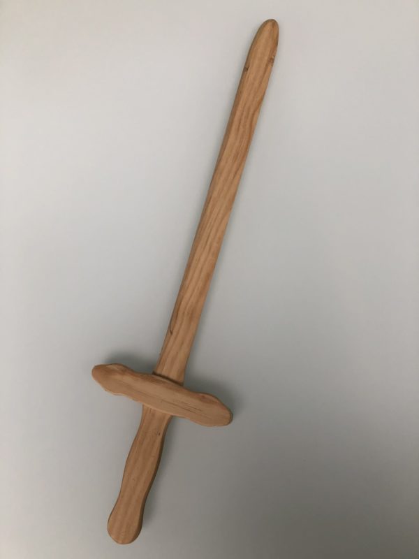 houten zwaard als pinata stok