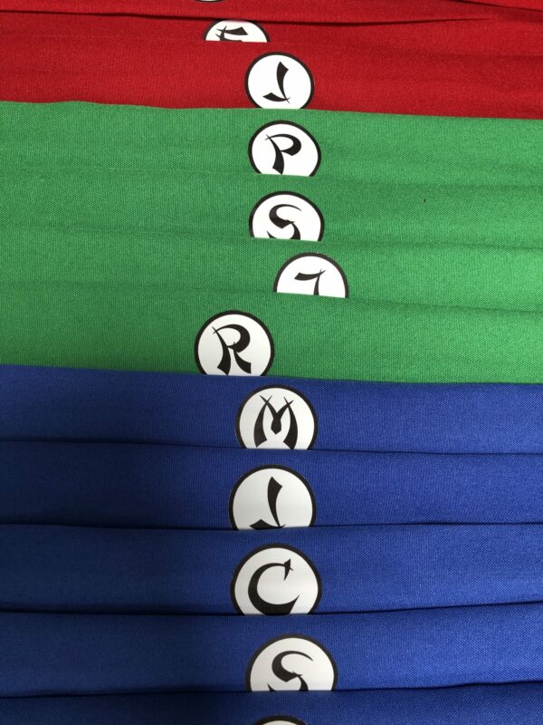 Ninja hoofdband met letter