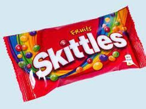 mini zakje skittles