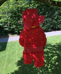 Rode Ninjago pinata, handgemaakt door Biba Pinata