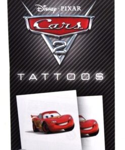 cars tattoo sticker, vulcadeautje voor in een pinata