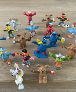 mini sesamstraat poppetje, vulcadeautje voor in een pinata