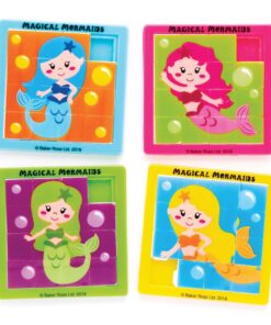 zeemeermin schuifpuzzeltje, vulcadeautje voor in een pinata