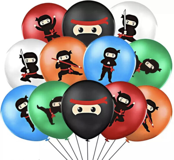 ninja ballon, vulcadeautje voor in een pinata
