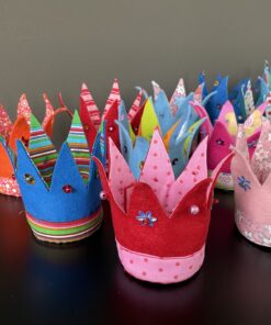 mini prinsessen kroontje, handgemaakt door Biba Pinata