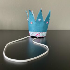 mini prinsessen kroontje, handgemaakt door Biba Pinata