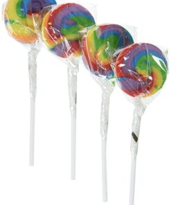 swirl regenboog lolly