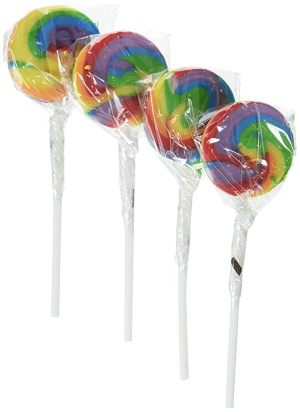 swirl regenboog lolly