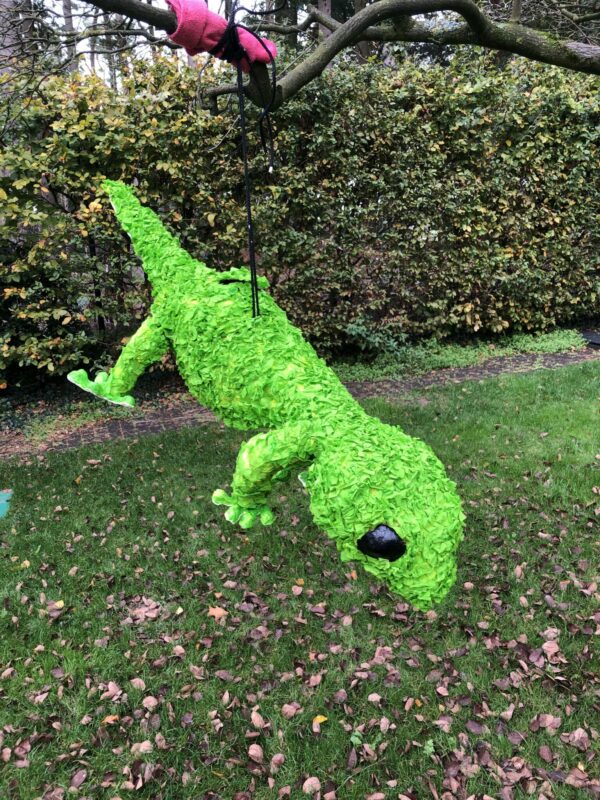 Gekko pinata, handgemaakt door Biba Pinata