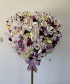 weddingpinata hart met bloemen